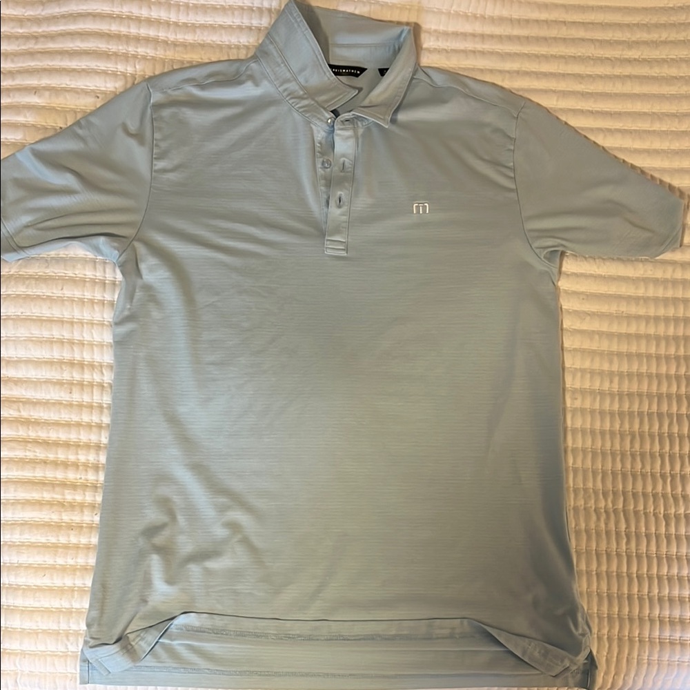 Travis Mathew Heater Polo Light Blue